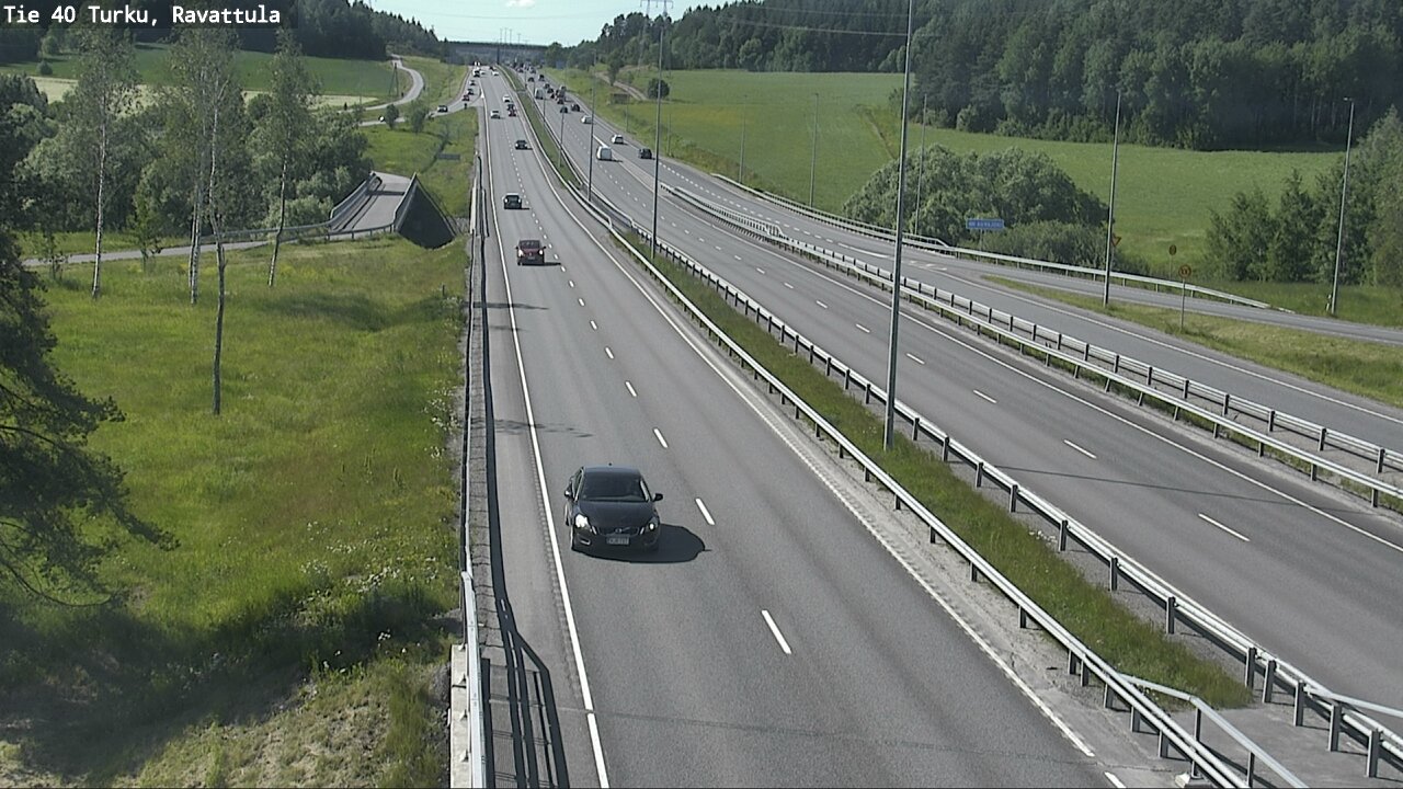 Weather Camera Image Väg 40 S:t Karins, Ravattula, Kaarina, Varsinais-Suomi