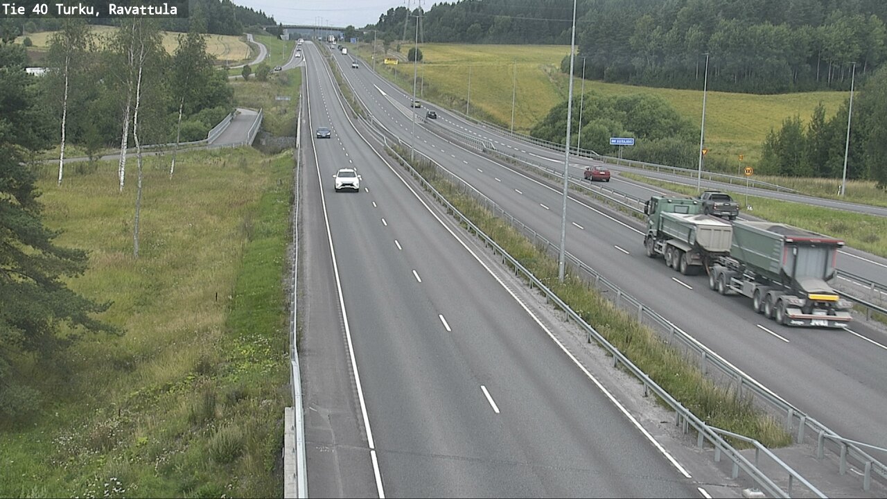 Weather Camera Image Road 40 Kaarina, Ravattula, Kaarina, Varsinais-Suomi