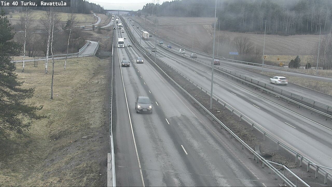 Weather Camera Image Väg 40 S:t Karins, Ravattula, Kaarina, Varsinais-Suomi