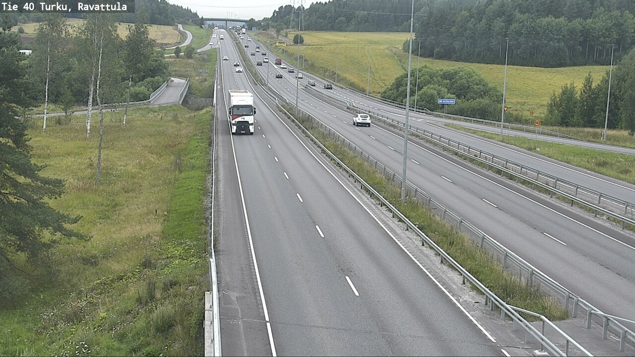 Weather Camera Image Road 40 Kaarina, Ravattula, Kaarina, Varsinais-Suomi