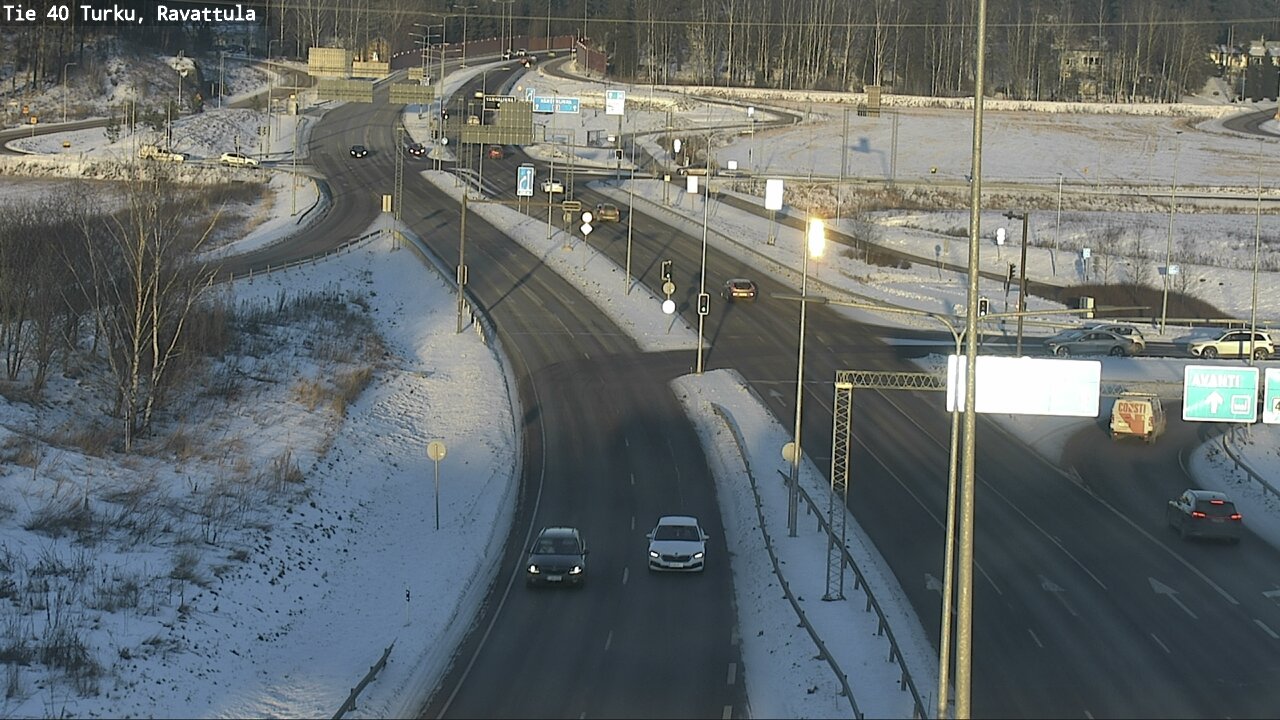 Weather Camera Image Väg 40 S:t Karins, Ravattula, Kaarina, Varsinais-Suomi