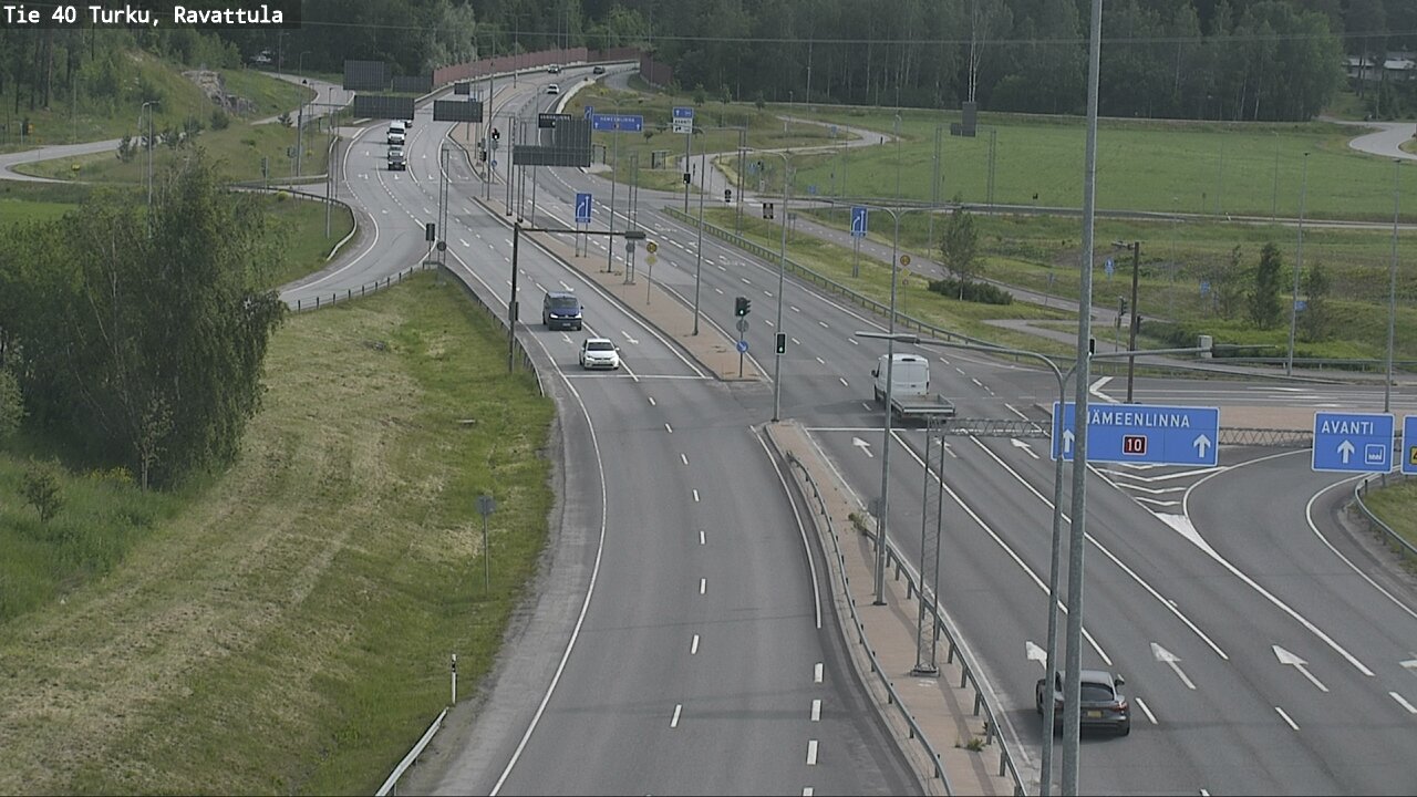 Weather Camera Image Väg 40 S:t Karins, Ravattula, Kaarina, Varsinais-Suomi