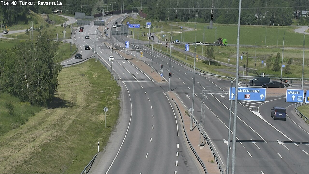 Weather Camera Image Väg 40 S:t Karins, Ravattula, Kaarina, Varsinais-Suomi