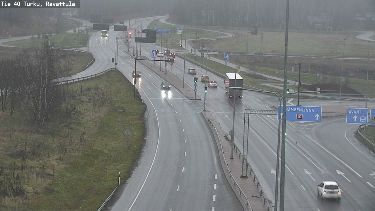 Weather Camera Image Väg 40 S:t Karins, Ravattula, Kaarina, Varsinais-Suomi