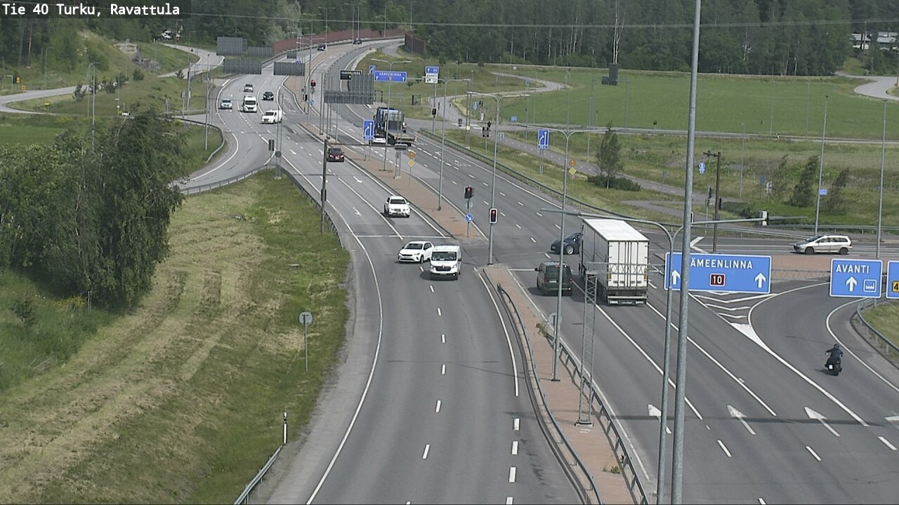 Weather Camera Image Väg 40 S:t Karins, Ravattula, Kaarina, Varsinais-Suomi