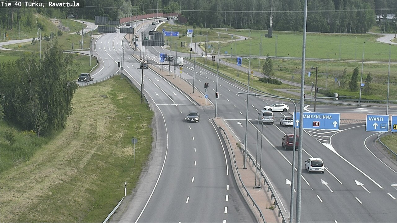 Weather Camera Image Väg 40 S:t Karins, Ravattula, Kaarina, Varsinais-Suomi