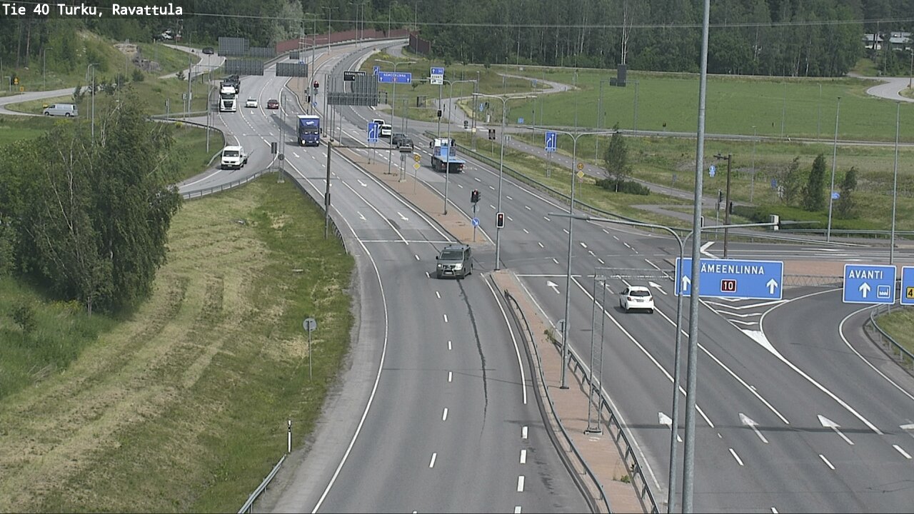 Weather Camera Image Väg 40 S:t Karins, Ravattula, Kaarina, Varsinais-Suomi