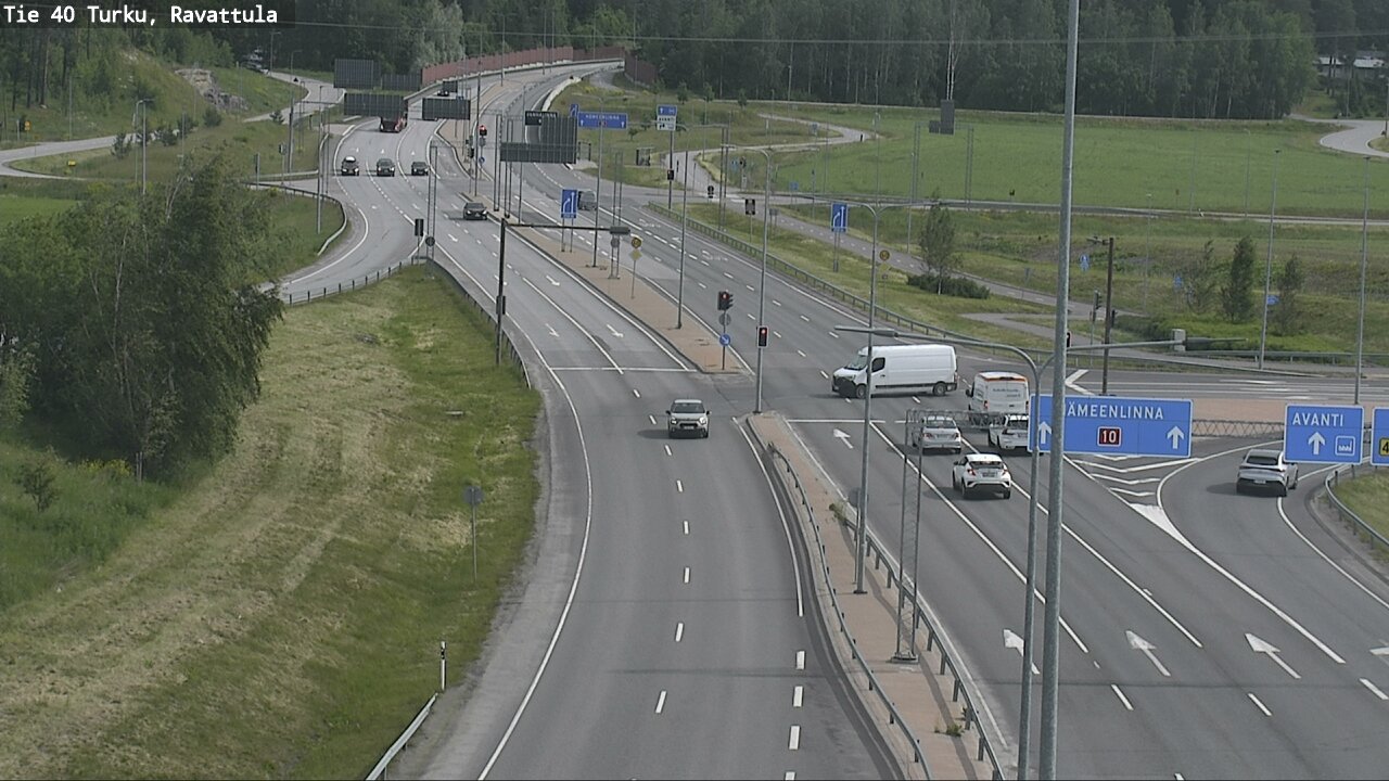 Weather Camera Image Väg 40 S:t Karins, Ravattula, Kaarina, Varsinais-Suomi