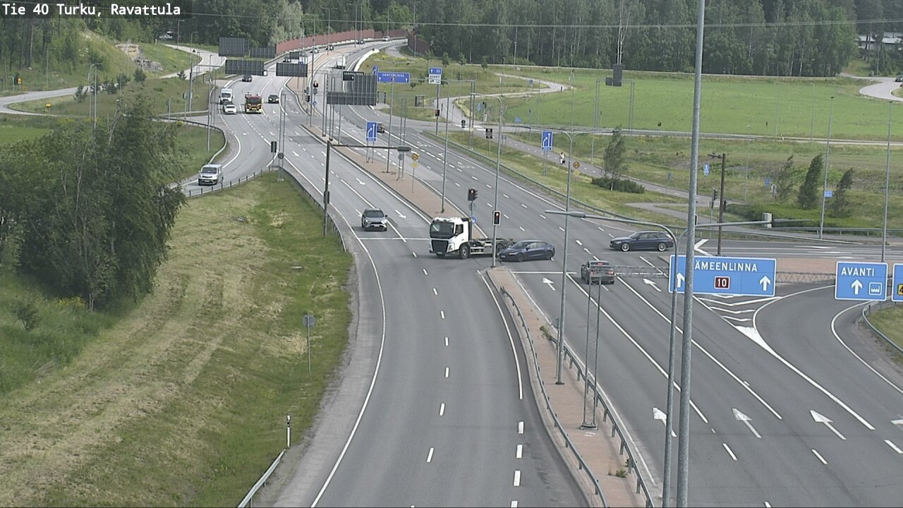 Weather Camera Image Väg 40 S:t Karins, Ravattula, Kaarina, Varsinais-Suomi