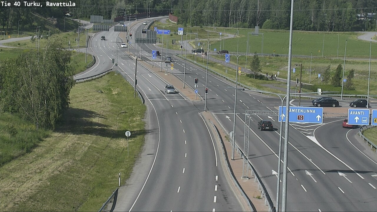 Weather Camera Image Väg 40 S:t Karins, Ravattula, Kaarina, Varsinais-Suomi