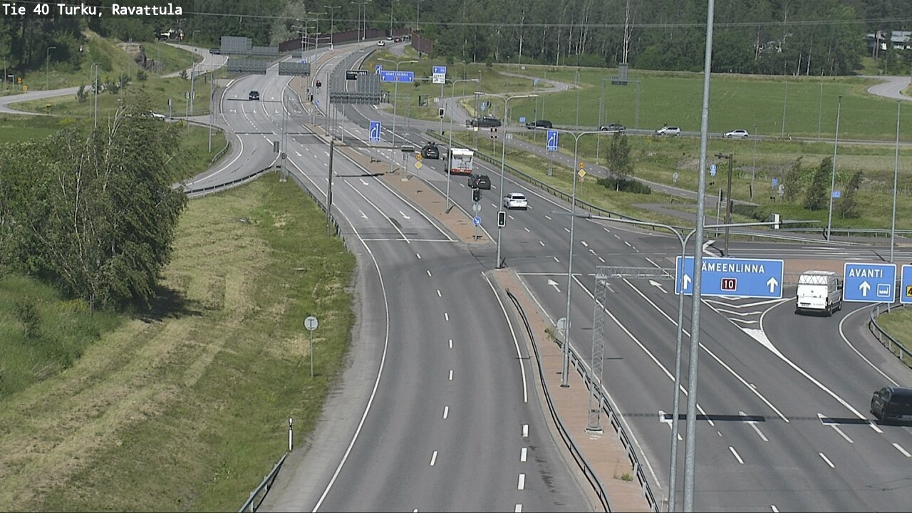 Weather Camera Image Väg 40 S:t Karins, Ravattula, Kaarina, Varsinais-Suomi