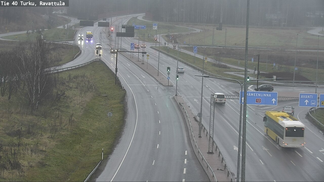 Weather Camera Image Väg 40 S:t Karins, Ravattula, Kaarina, Varsinais-Suomi