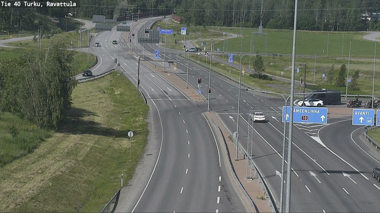 Weather Camera Image Väg 40 S:t Karins, Ravattula, Kaarina, Varsinais-Suomi