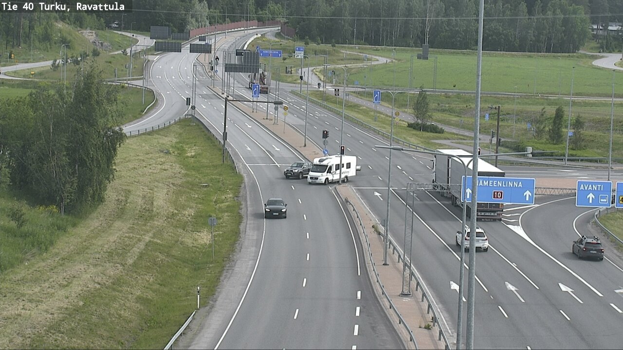 Weather Camera Image Väg 40 S:t Karins, Ravattula, Kaarina, Varsinais-Suomi
