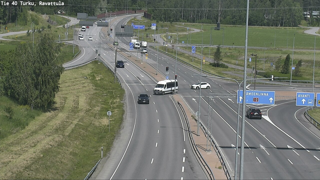 Weather Camera Image Väg 40 S:t Karins, Ravattula, Kaarina, Varsinais-Suomi