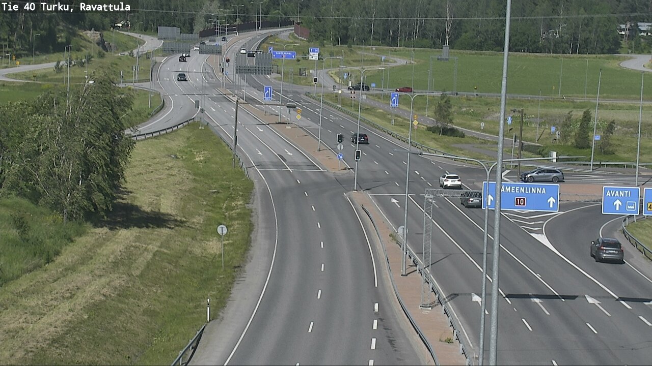 Weather Camera Image Väg 40 S:t Karins, Ravattula, Kaarina, Varsinais-Suomi