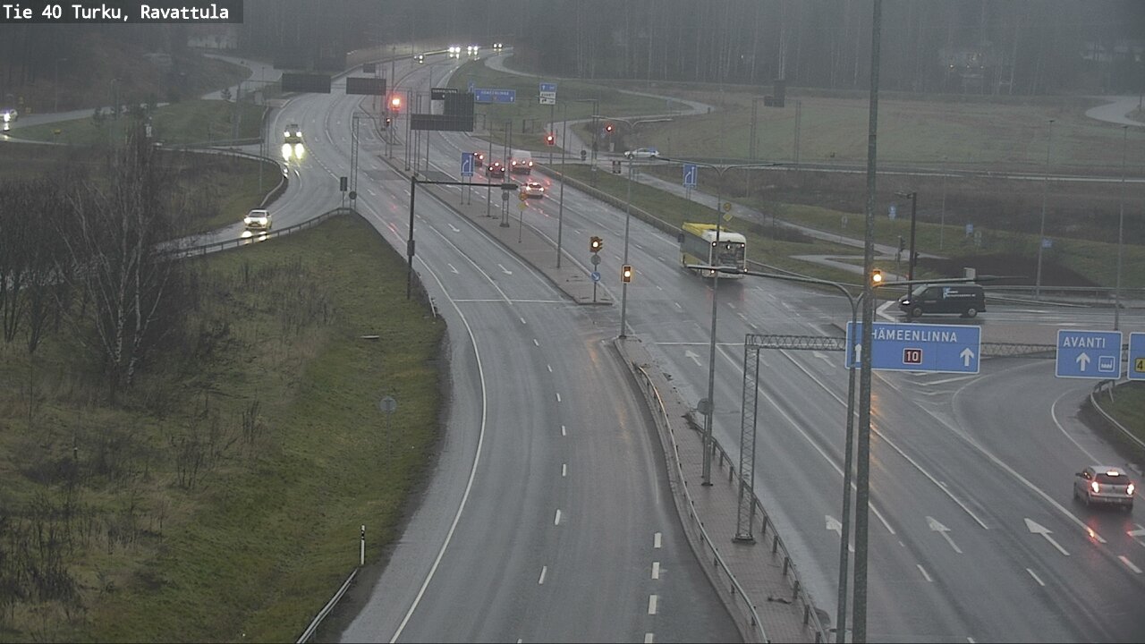Weather Camera Image Väg 40 S:t Karins, Ravattula, Kaarina, Varsinais-Suomi