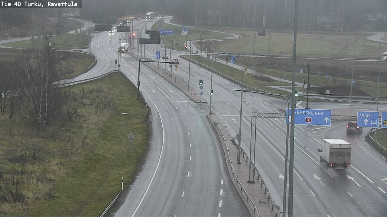 Weather Camera Image Väg 40 S:t Karins, Ravattula, Kaarina, Varsinais-Suomi