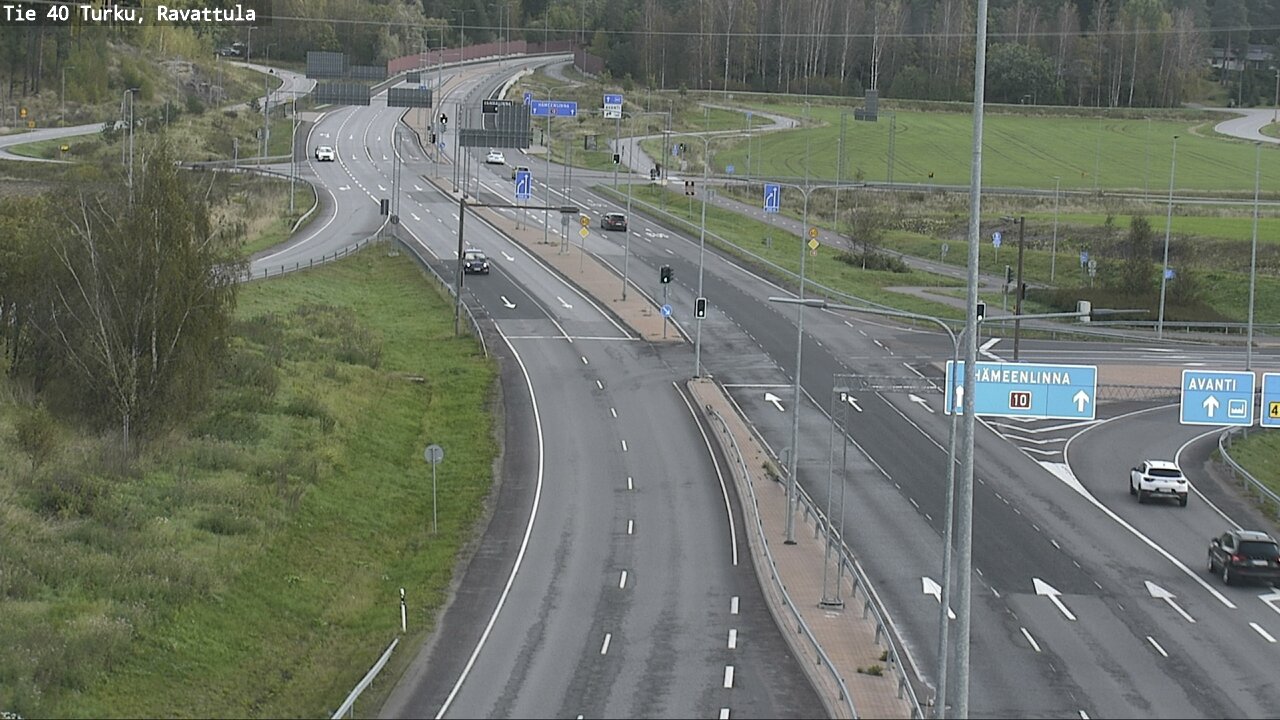 Weather Camera Image Väg 40 S:t Karins, Ravattula, Kaarina, Varsinais-Suomi