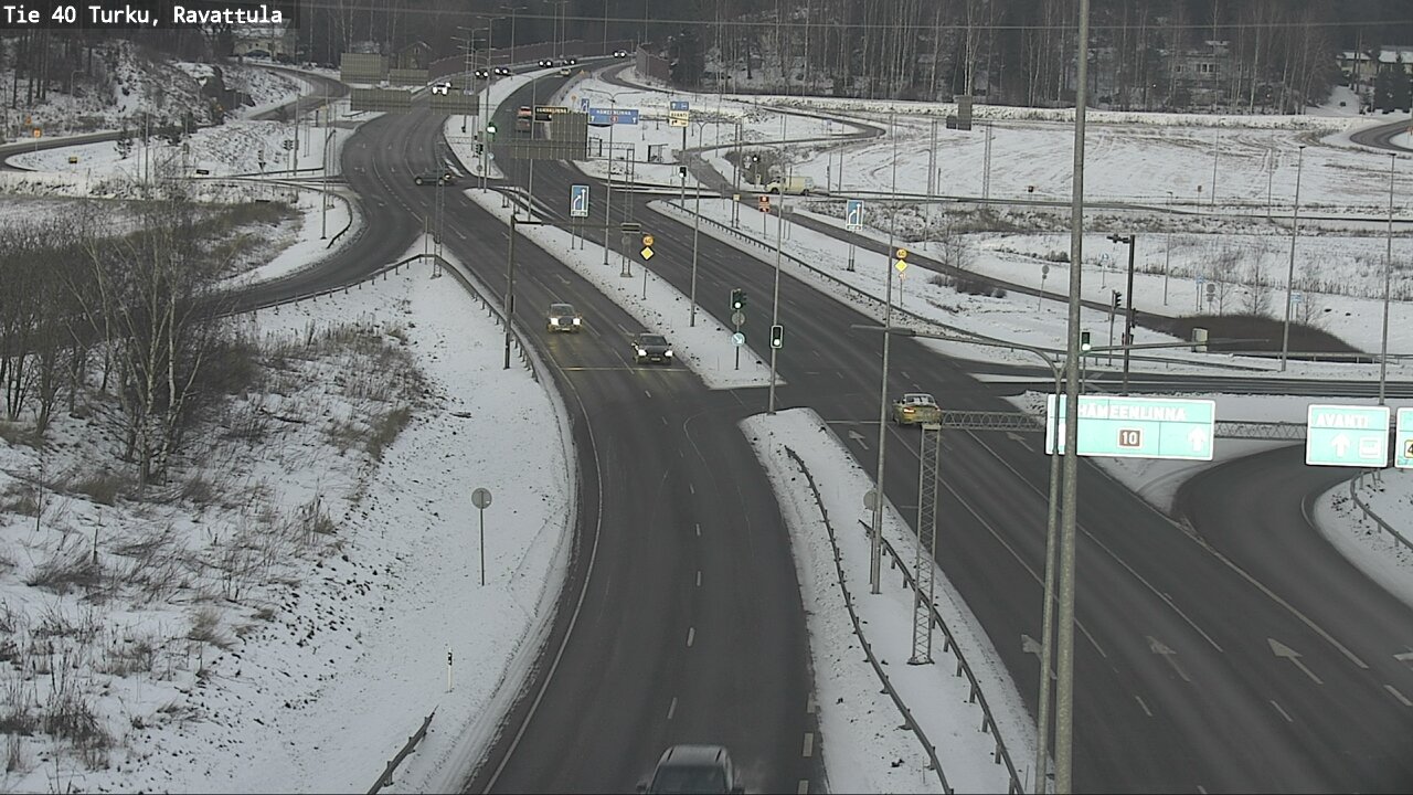 Weather Camera Image Väg 40 S:t Karins, Ravattula, Kaarina, Varsinais-Suomi