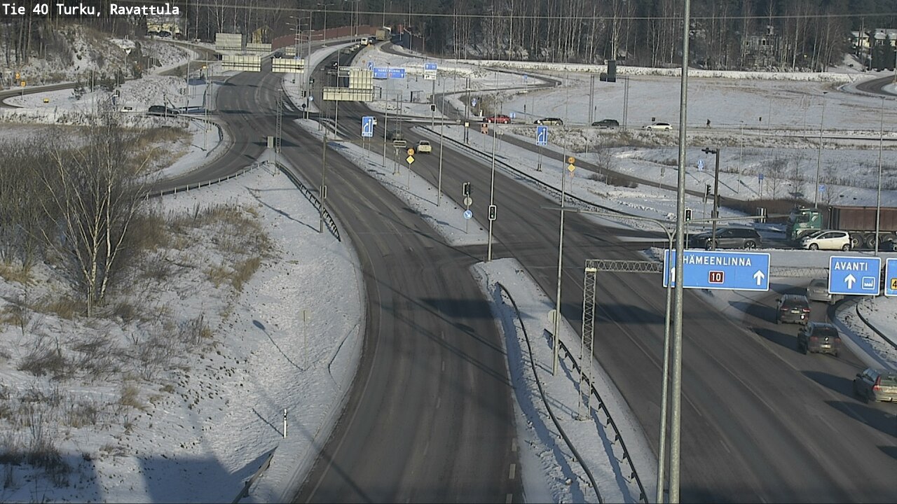 Weather Camera Image Road 40 Kaarina, Ravattula, Kaarina, Varsinais-Suomi
