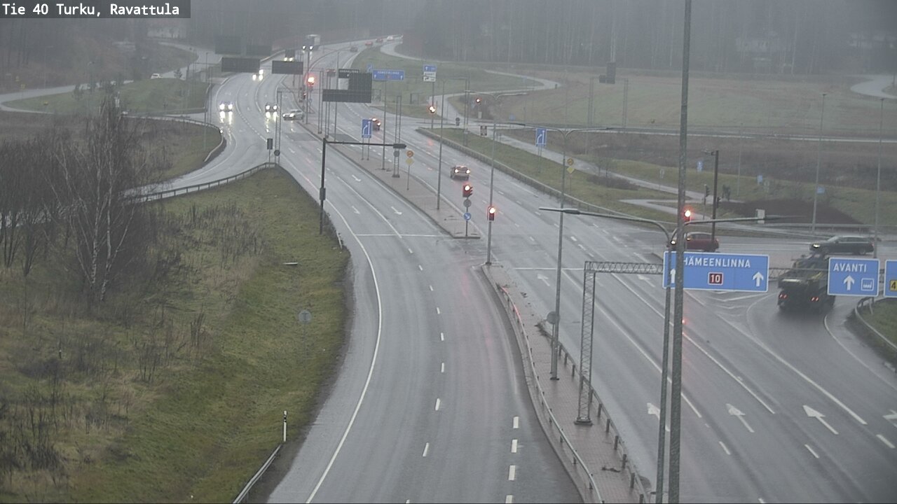 Weather Camera Image Väg 40 S:t Karins, Ravattula, Kaarina, Varsinais-Suomi