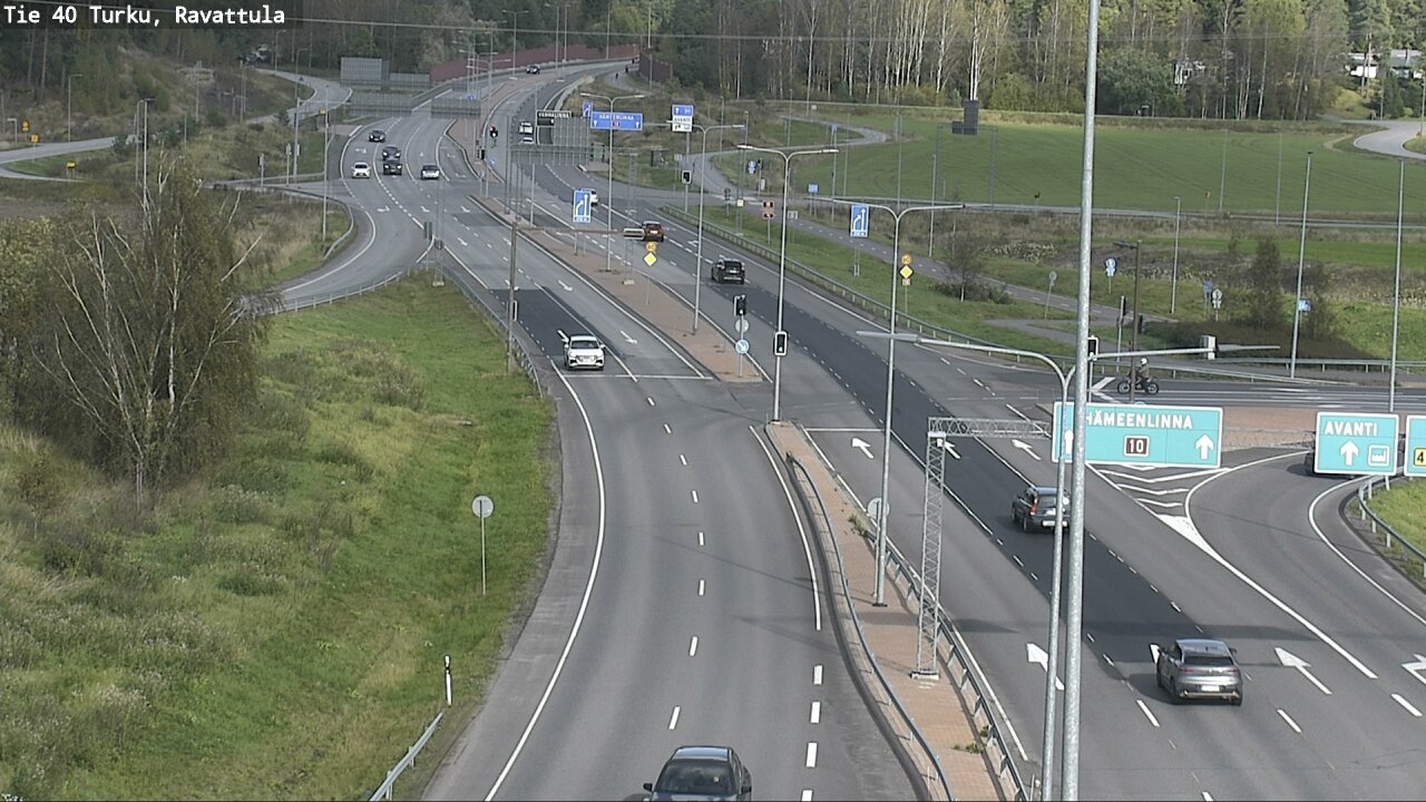 Weather Camera Image Väg 40 S:t Karins, Ravattula, Kaarina, Varsinais-Suomi