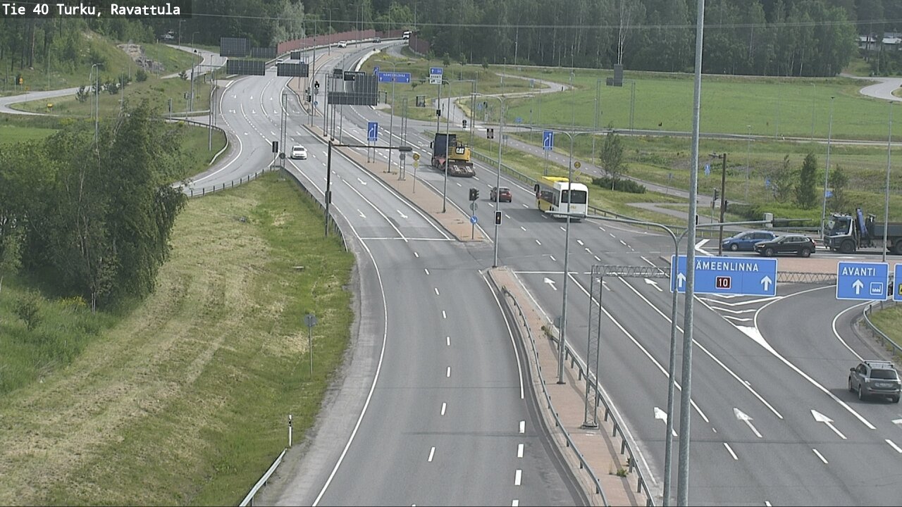 Weather Camera Image Väg 40 S:t Karins, Ravattula, Kaarina, Varsinais-Suomi