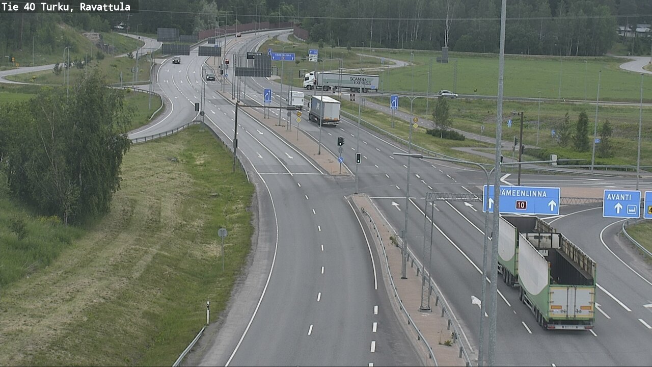 Weather Camera Image Väg 40 S:t Karins, Ravattula, Kaarina, Varsinais-Suomi