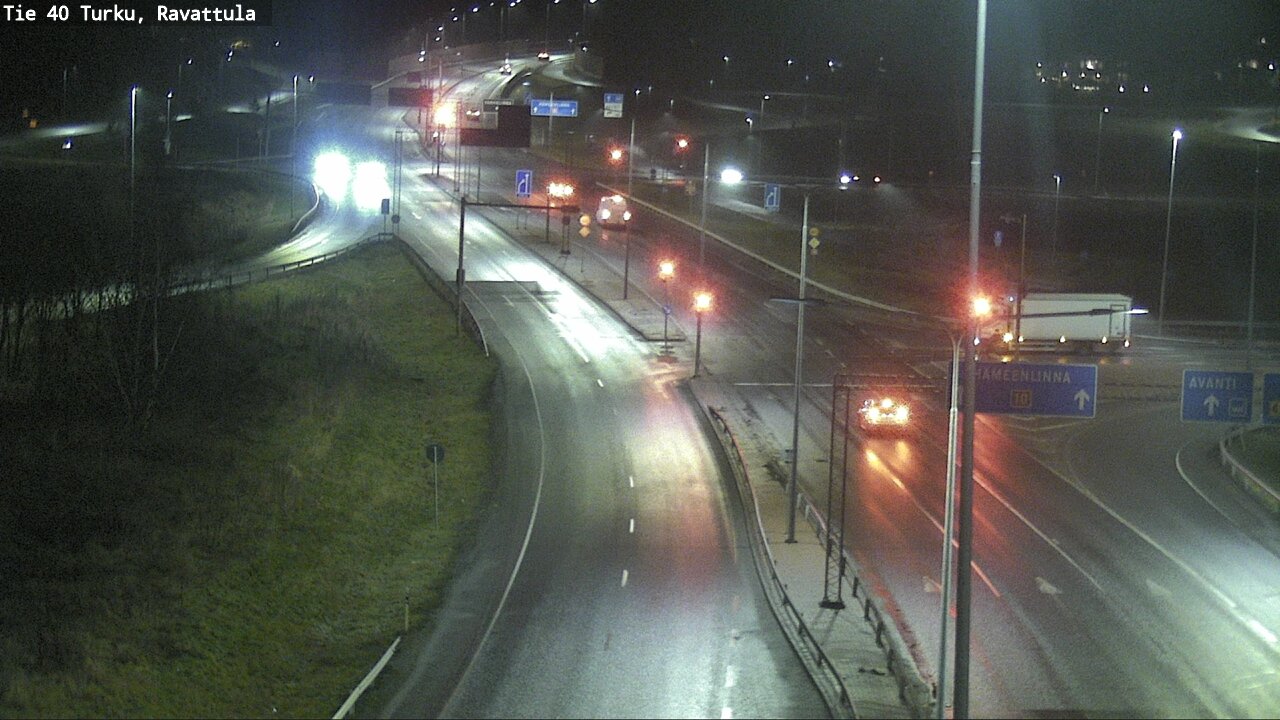 Weather Camera Image Väg 40 S:t Karins, Ravattula, Kaarina, Varsinais-Suomi
