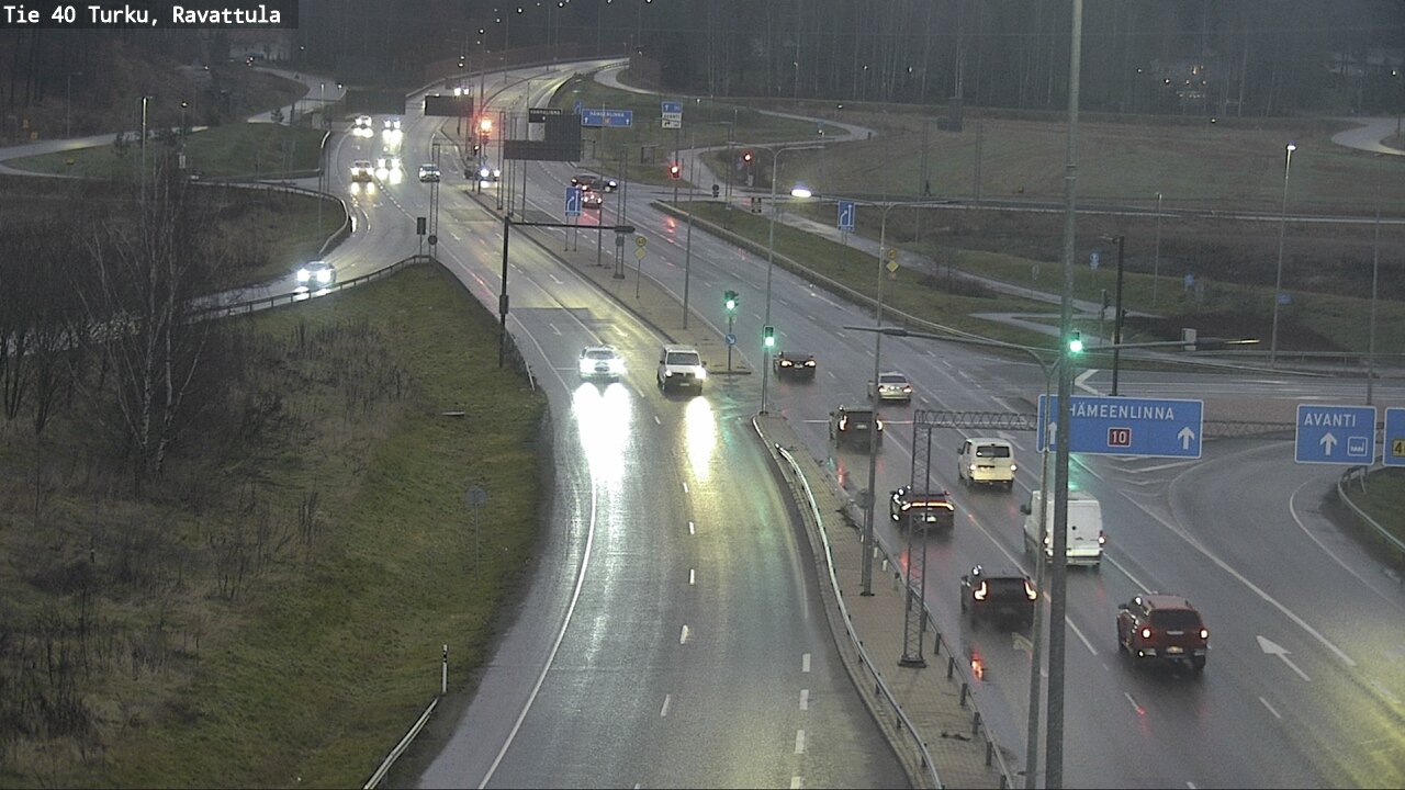 Weather Camera Image Väg 40 S:t Karins, Ravattula, Kaarina, Varsinais-Suomi