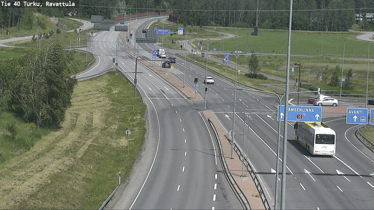 Weather Camera Image Väg 40 S:t Karins, Ravattula, Kaarina, Varsinais-Suomi
