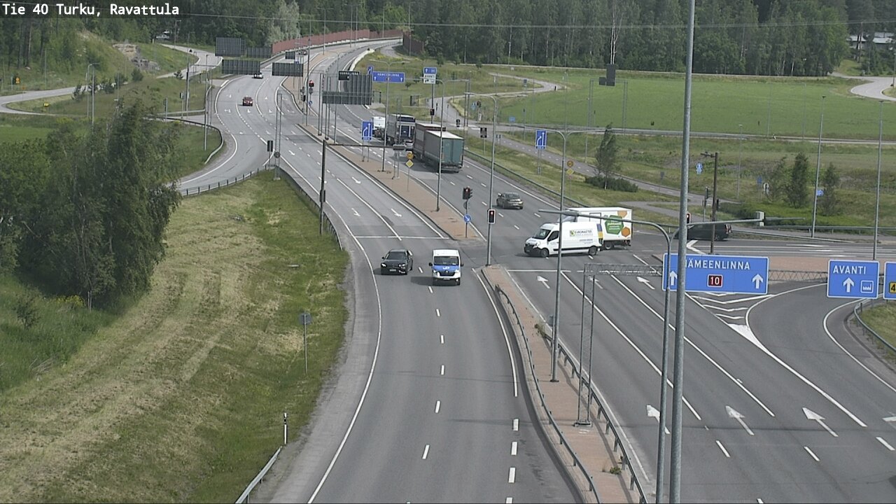 Weather Camera Image Väg 40 S:t Karins, Ravattula, Kaarina, Varsinais-Suomi