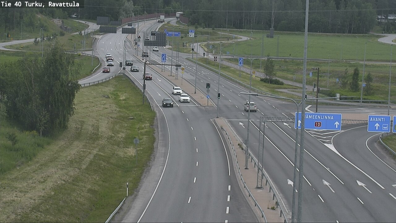 Weather Camera Image Väg 40 S:t Karins, Ravattula, Kaarina, Varsinais-Suomi