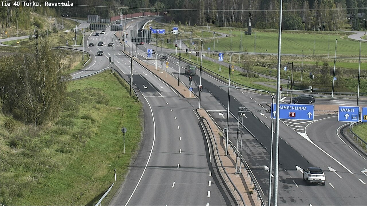 Weather Camera Image Väg 40 S:t Karins, Ravattula, Kaarina, Varsinais-Suomi