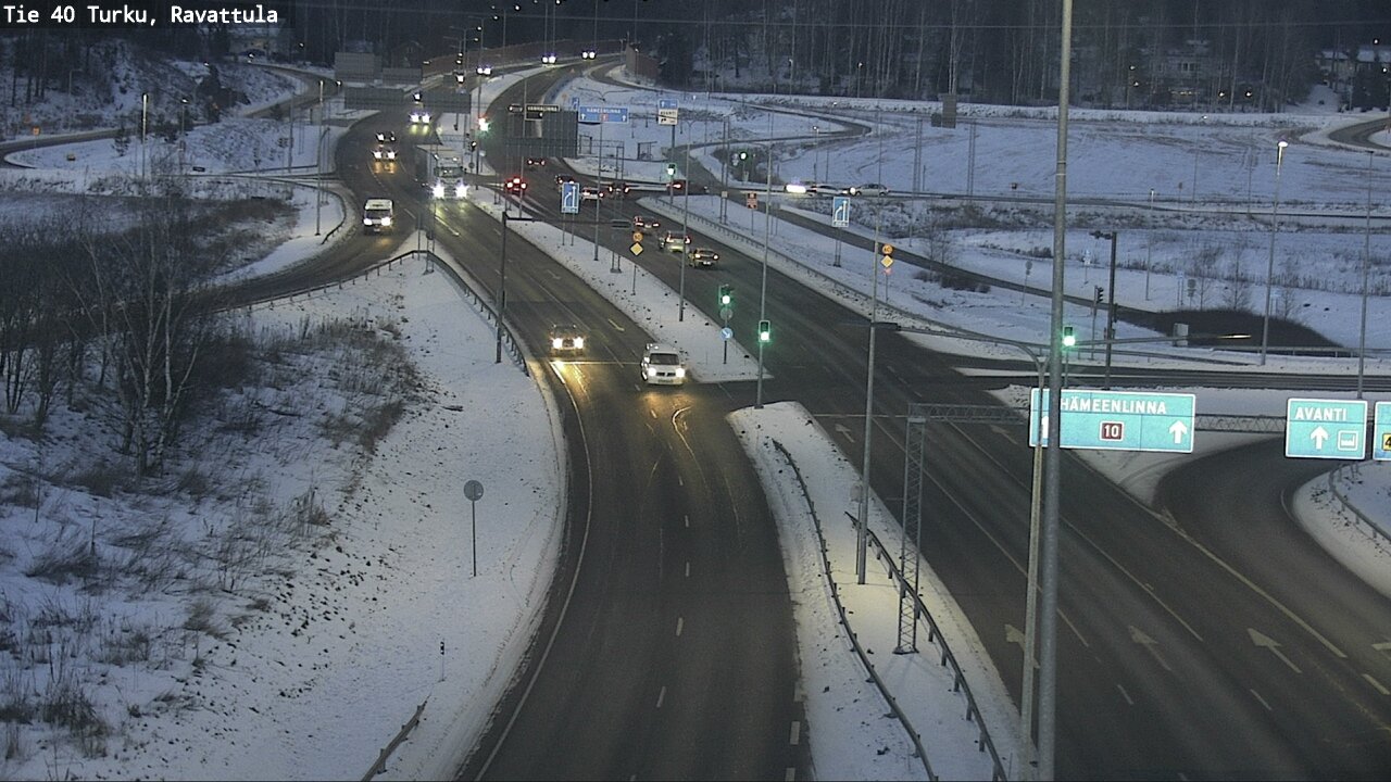 Weather Camera Image Väg 40 S:t Karins, Ravattula, Kaarina, Varsinais-Suomi