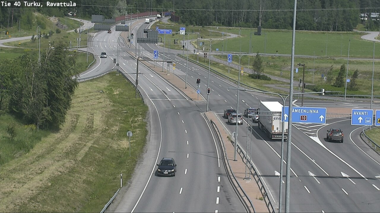 Weather Camera Image Väg 40 S:t Karins, Ravattula, Kaarina, Varsinais-Suomi