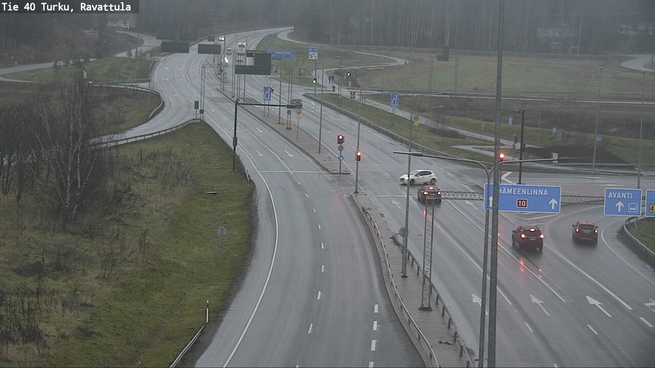 Weather Camera Image Väg 40 S:t Karins, Ravattula, Kaarina, Varsinais-Suomi