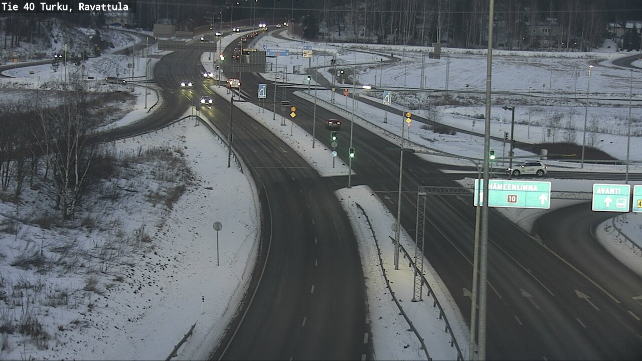 Weather Camera Image Väg 40 S:t Karins, Ravattula, Kaarina, Varsinais-Suomi