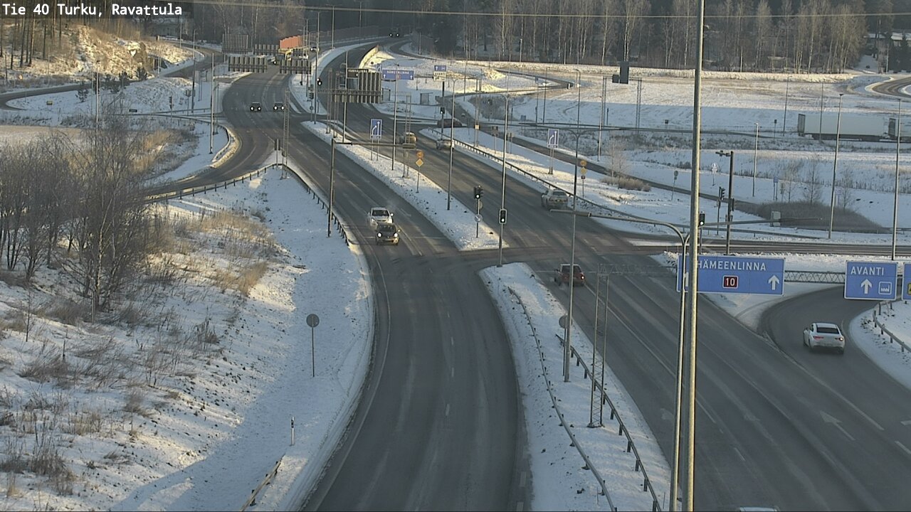 Weather Camera Image Road 40 Kaarina, Ravattula, Kaarina, Varsinais-Suomi