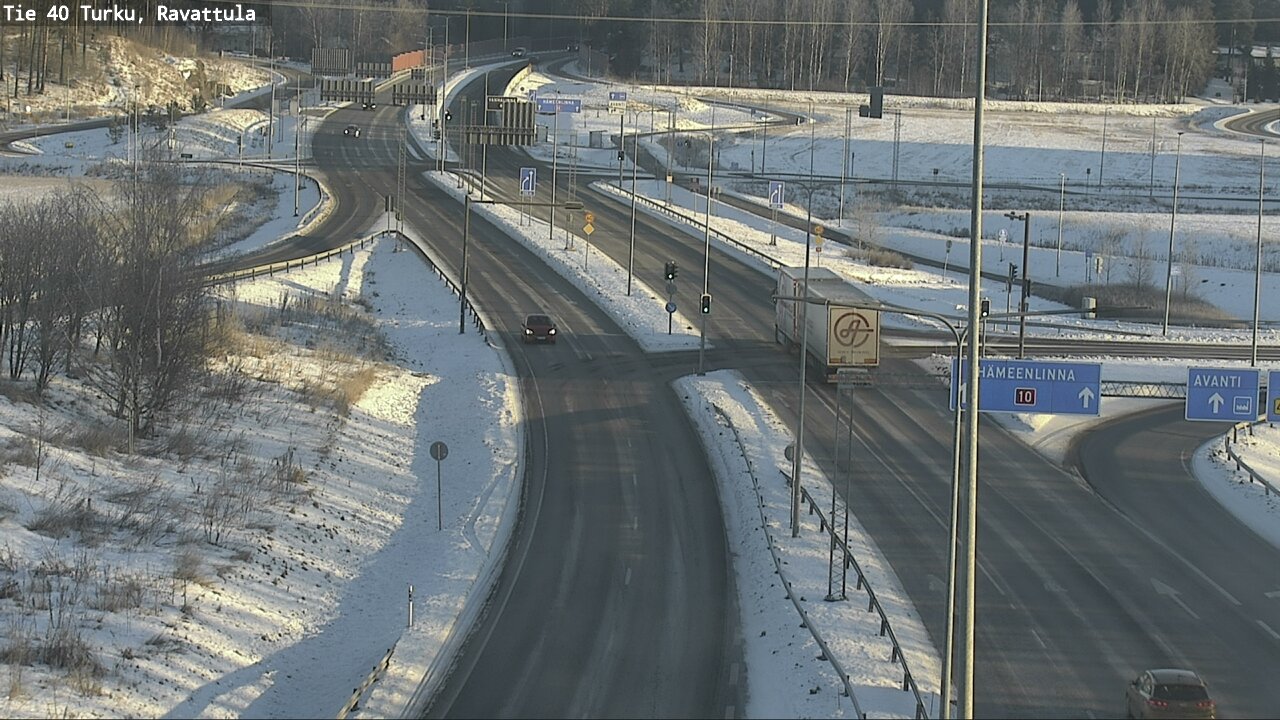 Weather Camera Image Road 40 Kaarina, Ravattula, Kaarina, Varsinais-Suomi