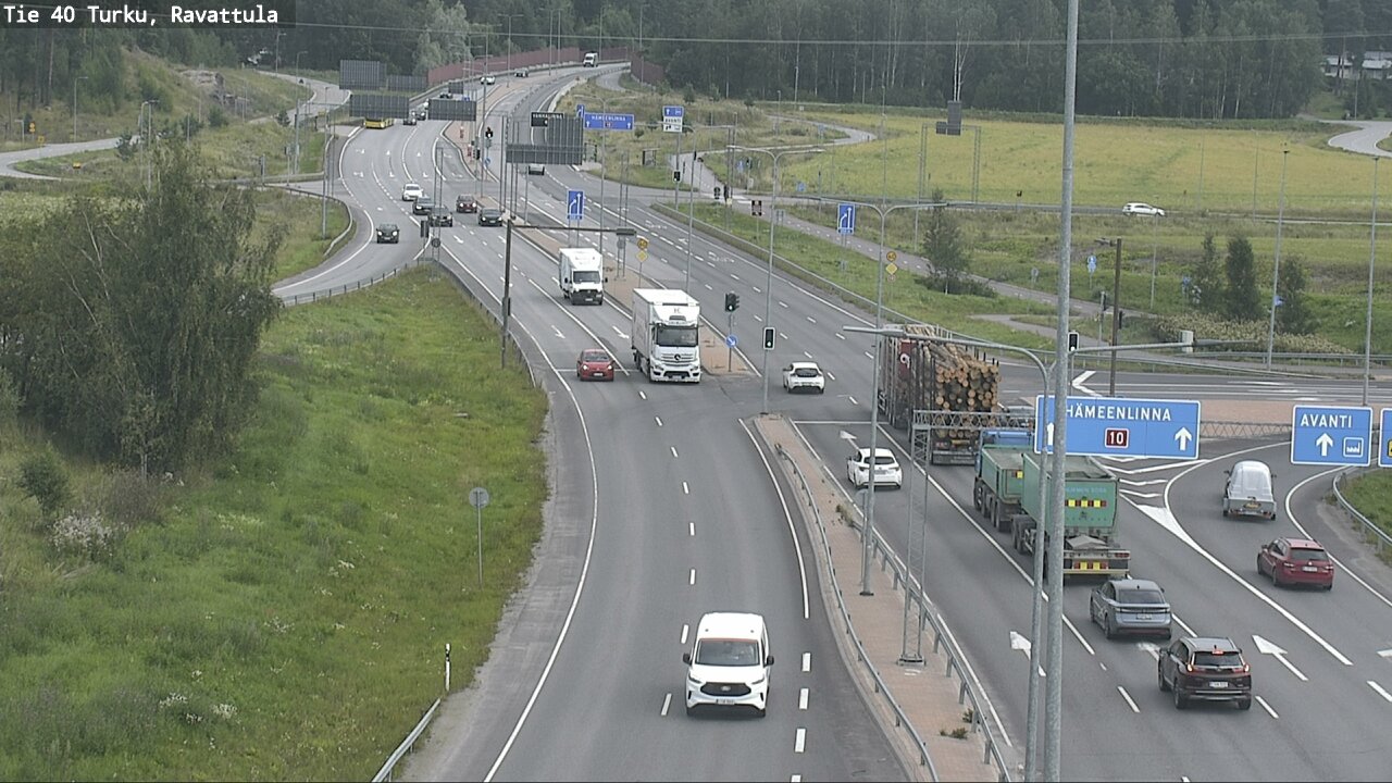Weather Camera Image Road 40 Kaarina, Ravattula, Kaarina, Varsinais-Suomi
