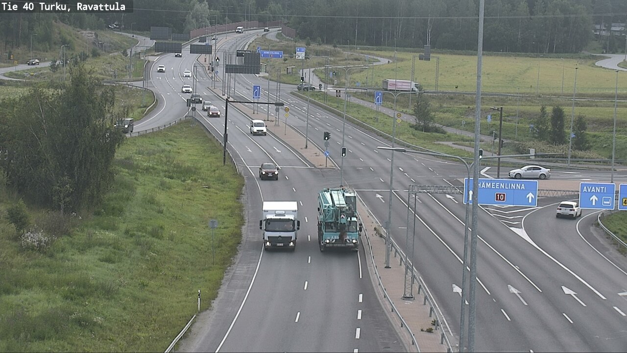 Weather Camera Image Road 40 Kaarina, Ravattula, Kaarina, Varsinais-Suomi