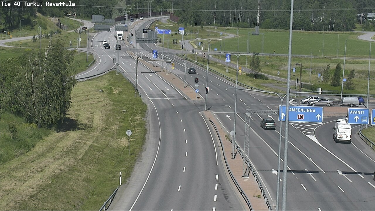 Weather Camera Image Väg 40 S:t Karins, Ravattula, Kaarina, Varsinais-Suomi