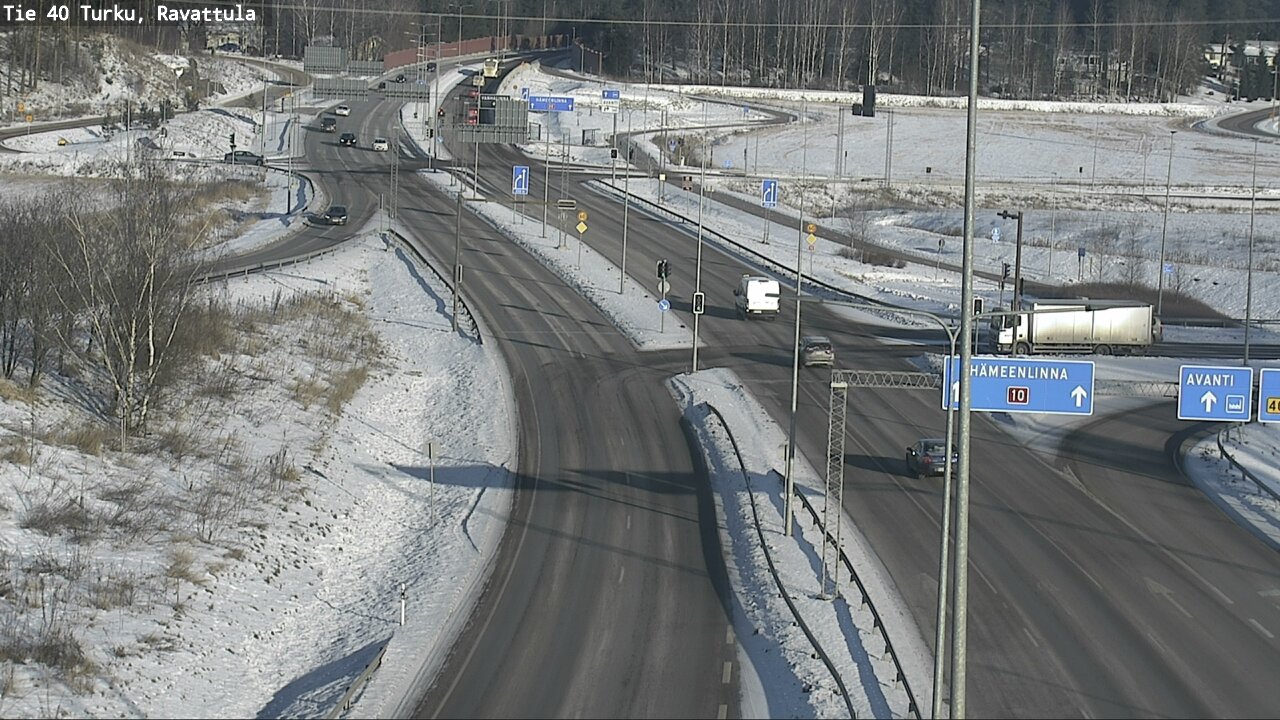 Weather Camera Image Road 40 Kaarina, Ravattula, Kaarina, Varsinais-Suomi