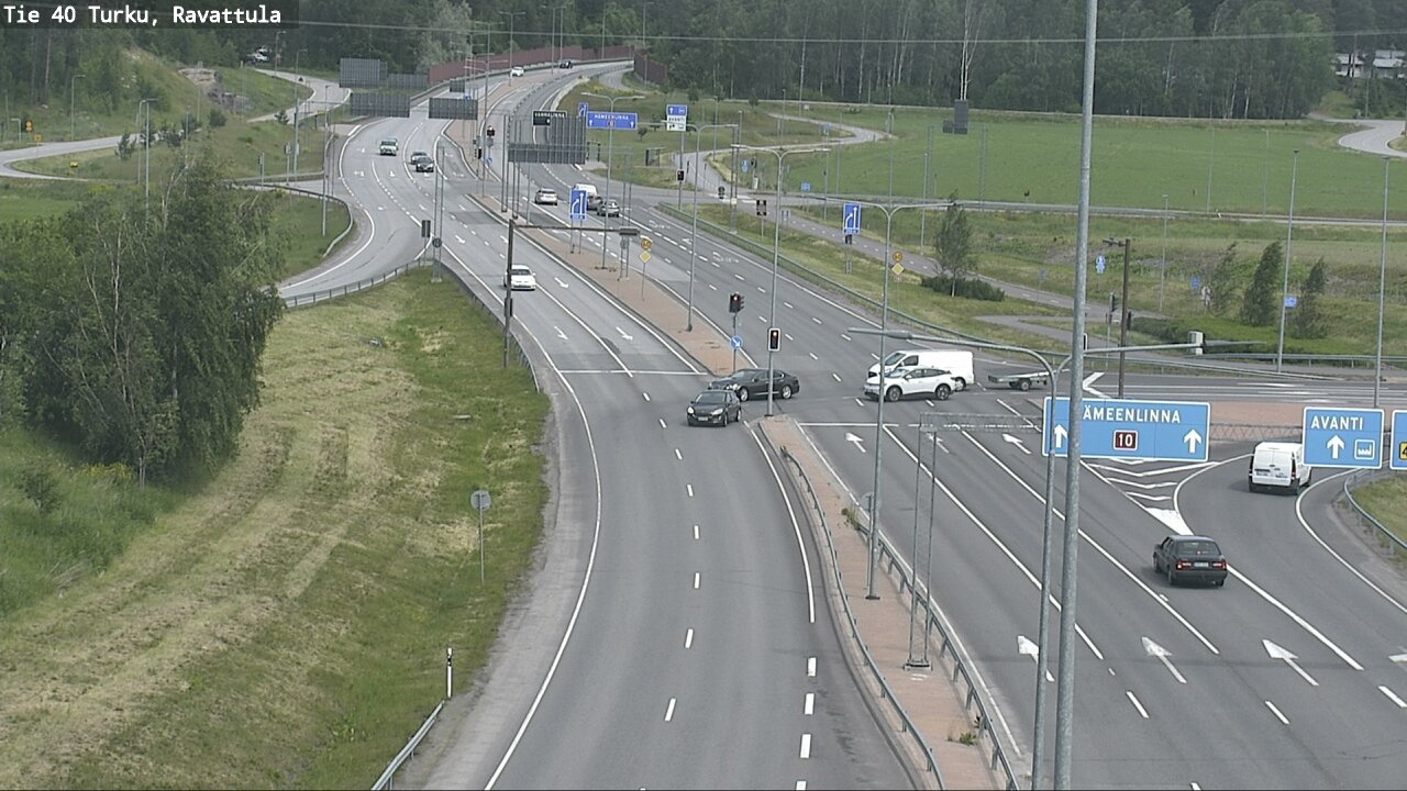 Weather Camera Image Väg 40 S:t Karins, Ravattula, Kaarina, Varsinais-Suomi