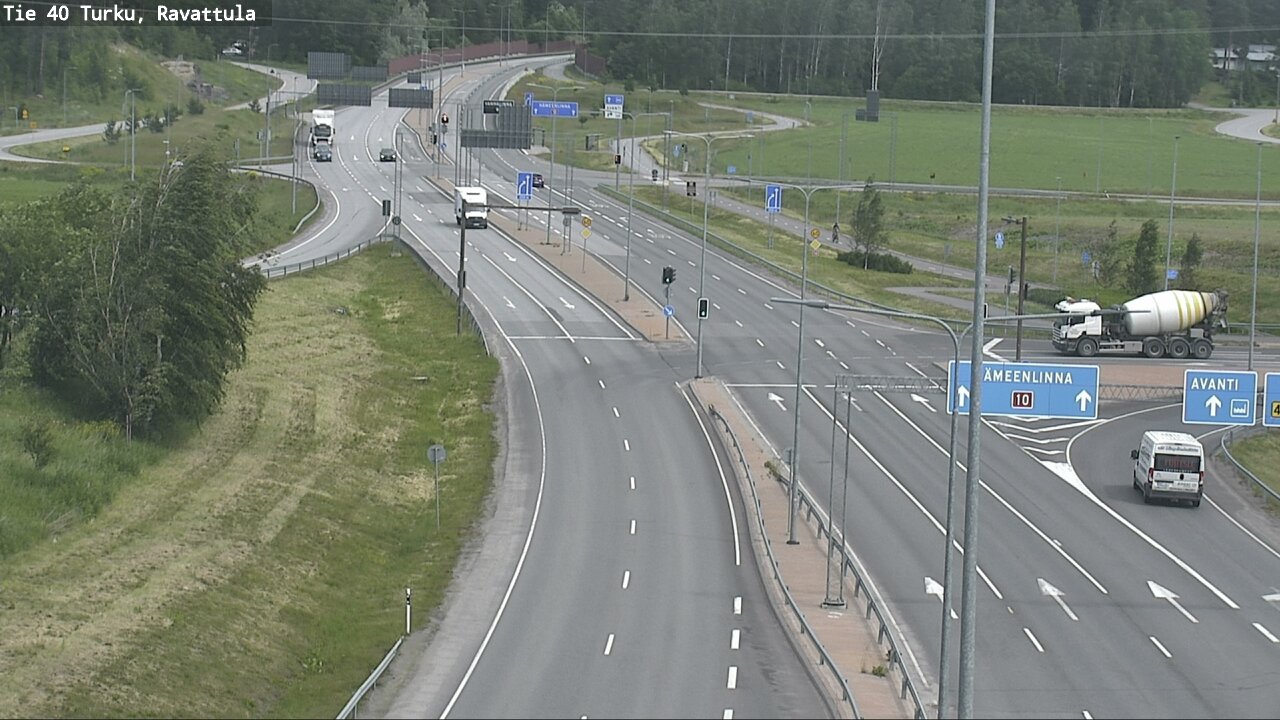 Weather Camera Image Väg 40 S:t Karins, Ravattula, Kaarina, Varsinais-Suomi