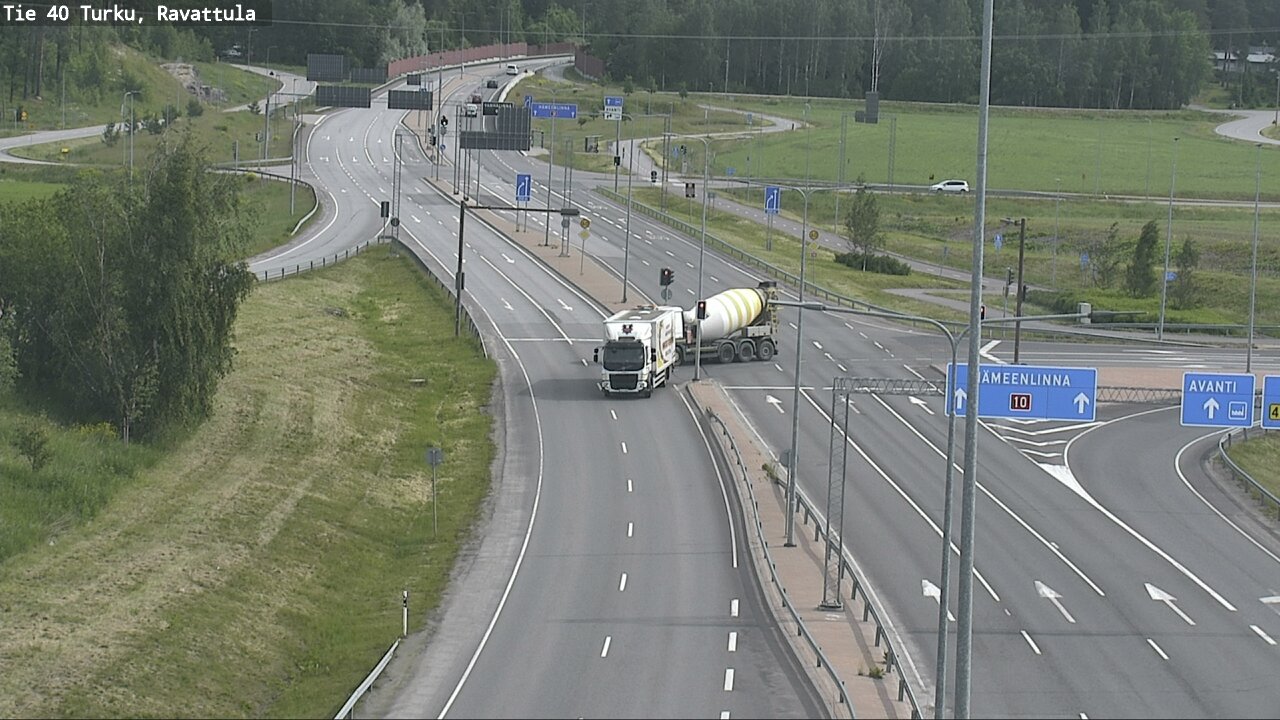 Weather Camera Image Väg 40 S:t Karins, Ravattula, Kaarina, Varsinais-Suomi