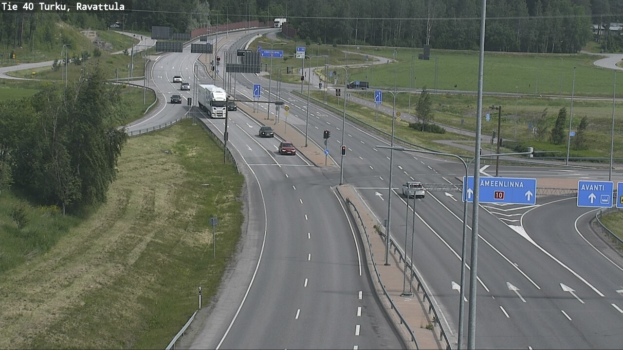 Weather Camera Image Väg 40 S:t Karins, Ravattula, Kaarina, Varsinais-Suomi