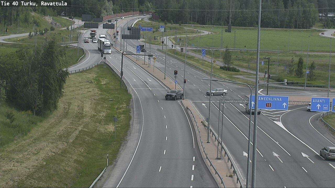 Weather Camera Image Väg 40 S:t Karins, Ravattula, Kaarina, Varsinais-Suomi